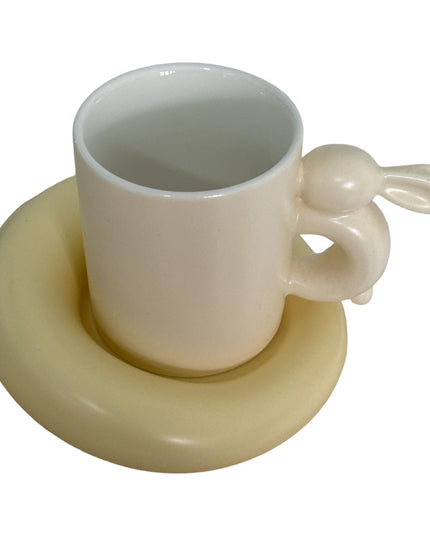 Set cană cu farfurie Iepuraș 928-7