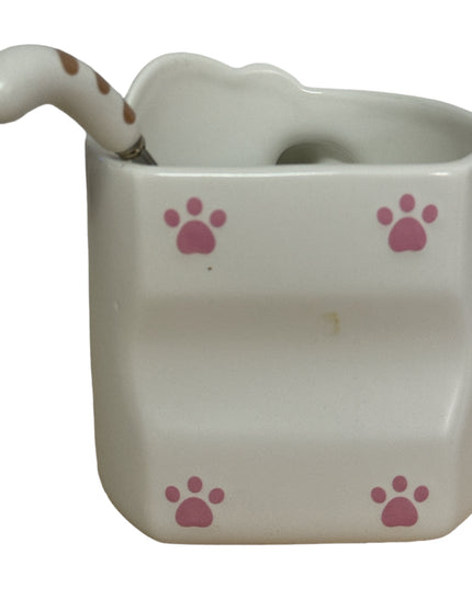 Set cană cu linguriță Happy Cat 928-4