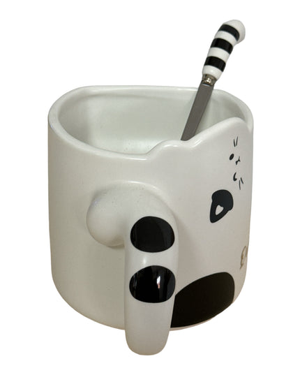 Set cană cu linguriță Happy Cat 928-4