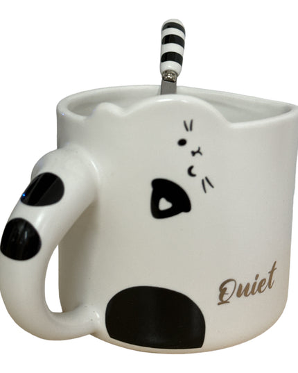 Set cană cu linguriță Happy Cat 928-4