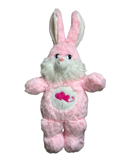 Iepure roz cu Inimi 50cm