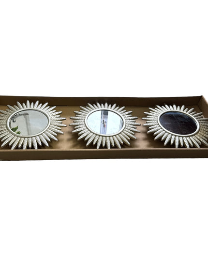 Set ceas perete cu 2 oglinzi 30cm