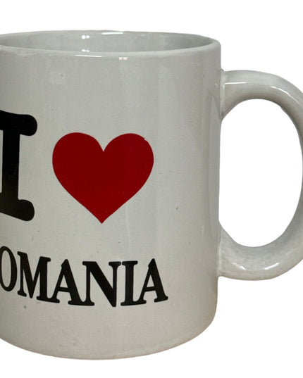 Cană ceramică  “I love Romania” 330ml