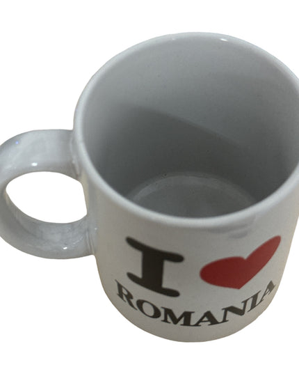 Cană ceramică  “I love Romania” 330ml