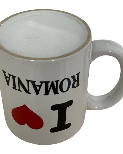 Cană ceramică  “I love Romania” 330ml