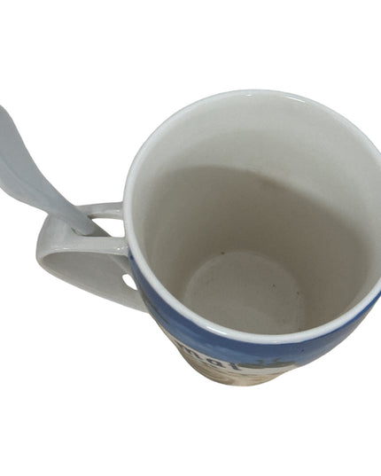 Cană cu linguriță și dedicații F