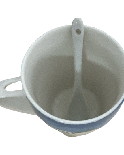 Cană cu linguriță și dedicații B