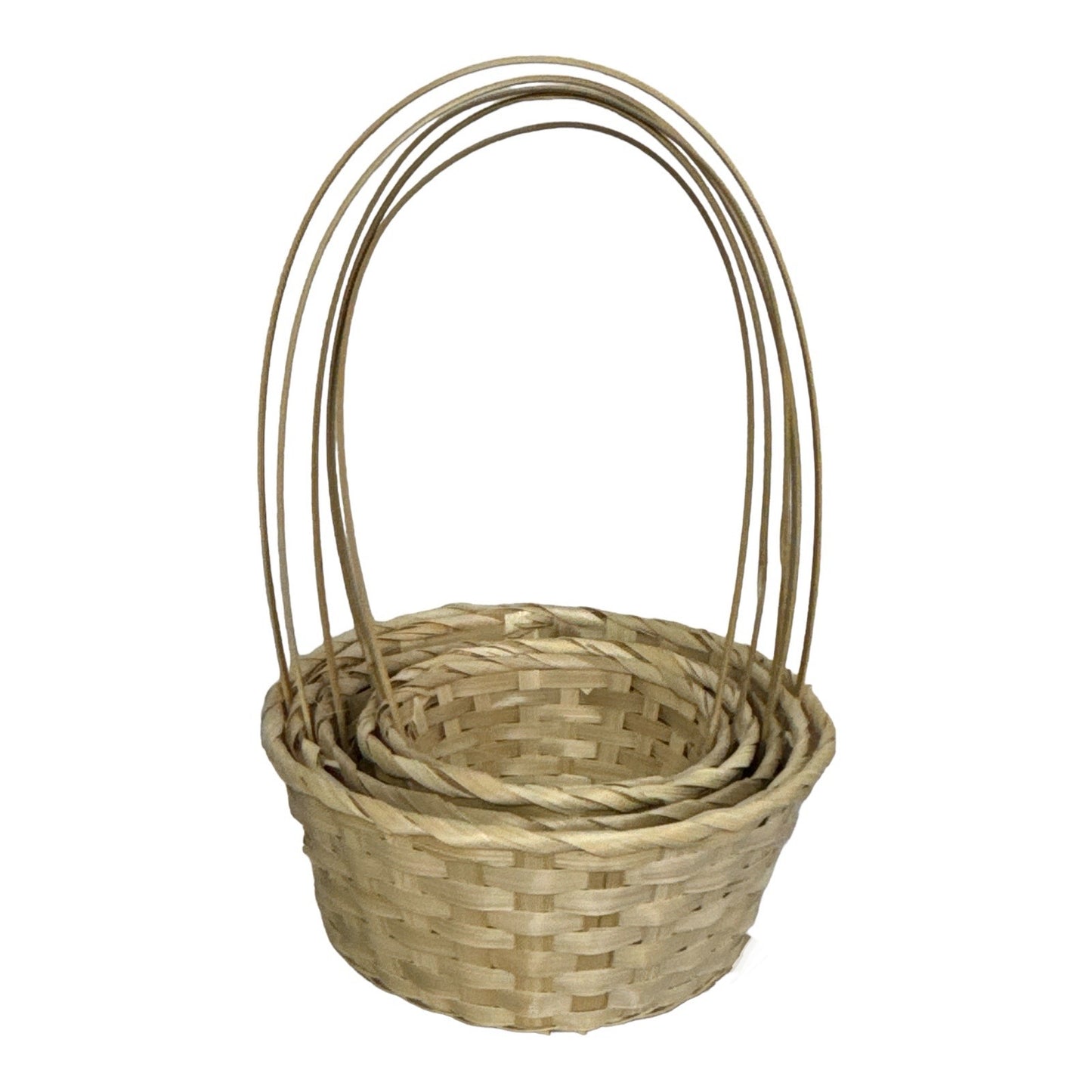 Coș vegetal cu toartă 5/set 40cm