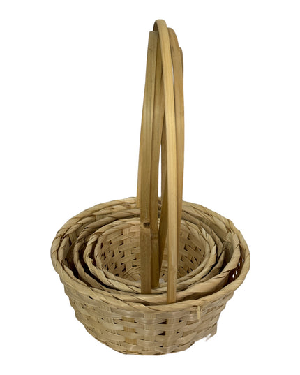 Coș vegetal cu toartă 5/set 40cm