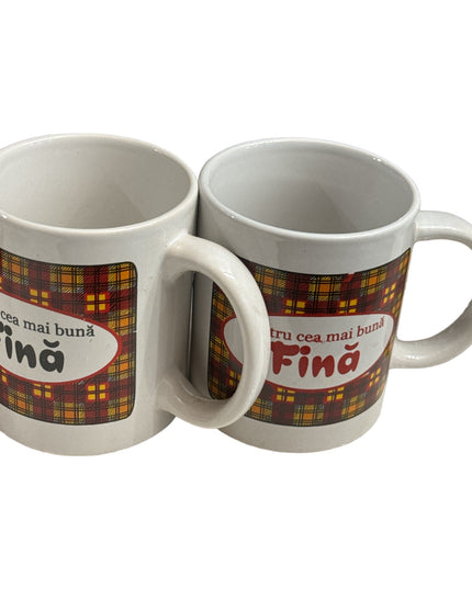 Cană cu mesaj pentru Fina