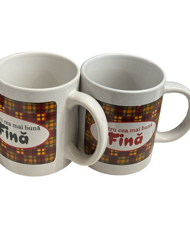 Cană cu mesaj pentru Fina