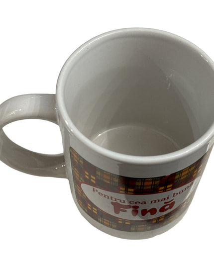Cană cu mesaj pentru Fina