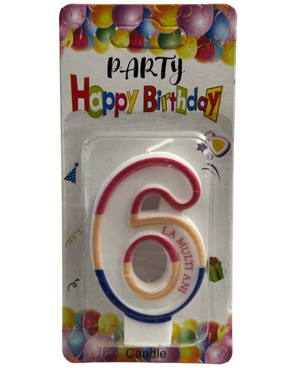 Lumânare 12/set cifra 6