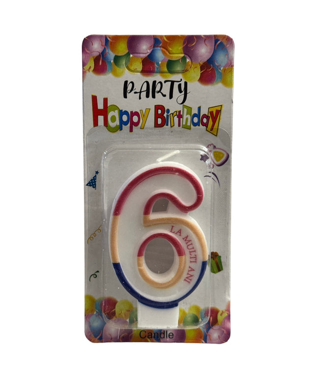 Lumânare 12/set cifra 6