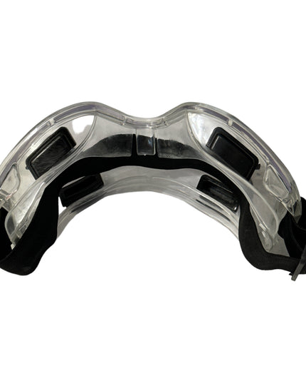 Ochelari de protecție cu lentilă transparentă.