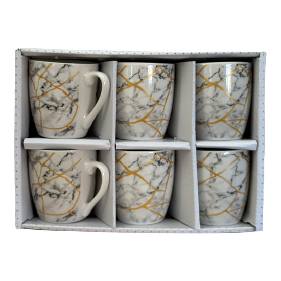 Set cadou 6 căni ceramică Coffee.