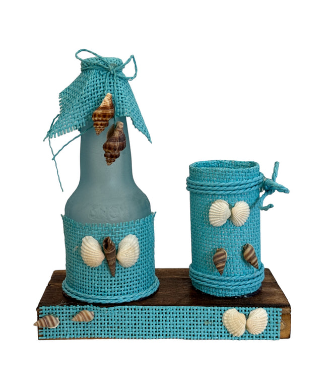 Veioză Sticlă cu suport pix F105