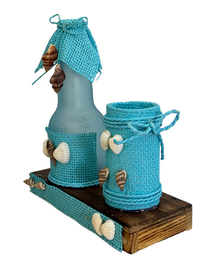 Veioză Sticlă cu suport pix F105