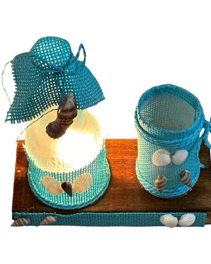 Veioză Sticlă cu suport pix F105