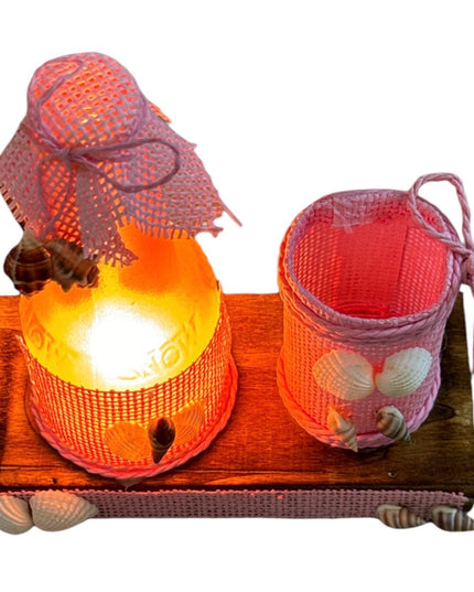 Veioză Sticlă cu suport pix F105