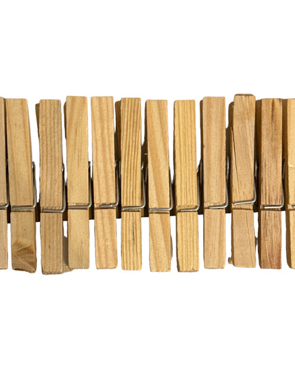 Cârlige rufe din Bambus 20/set