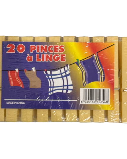 Cârlige de rufe Plastic 20/set