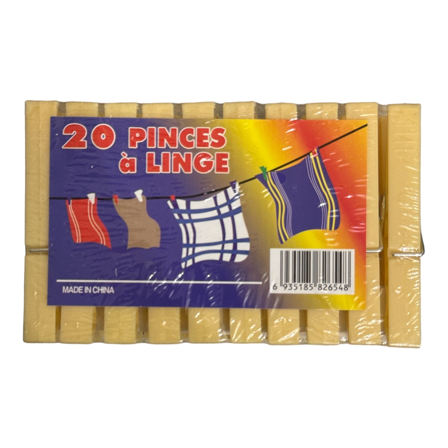 Cârlige de rufe Plastic 20/set