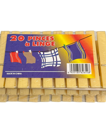 Cârlige de rufe Plastic 20/set