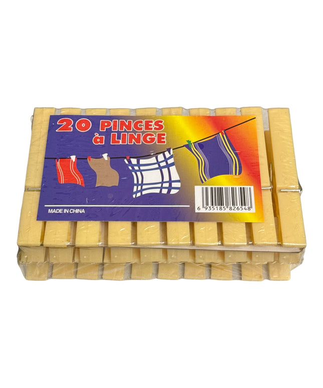 Cârlige de rufe Plastic 20/set