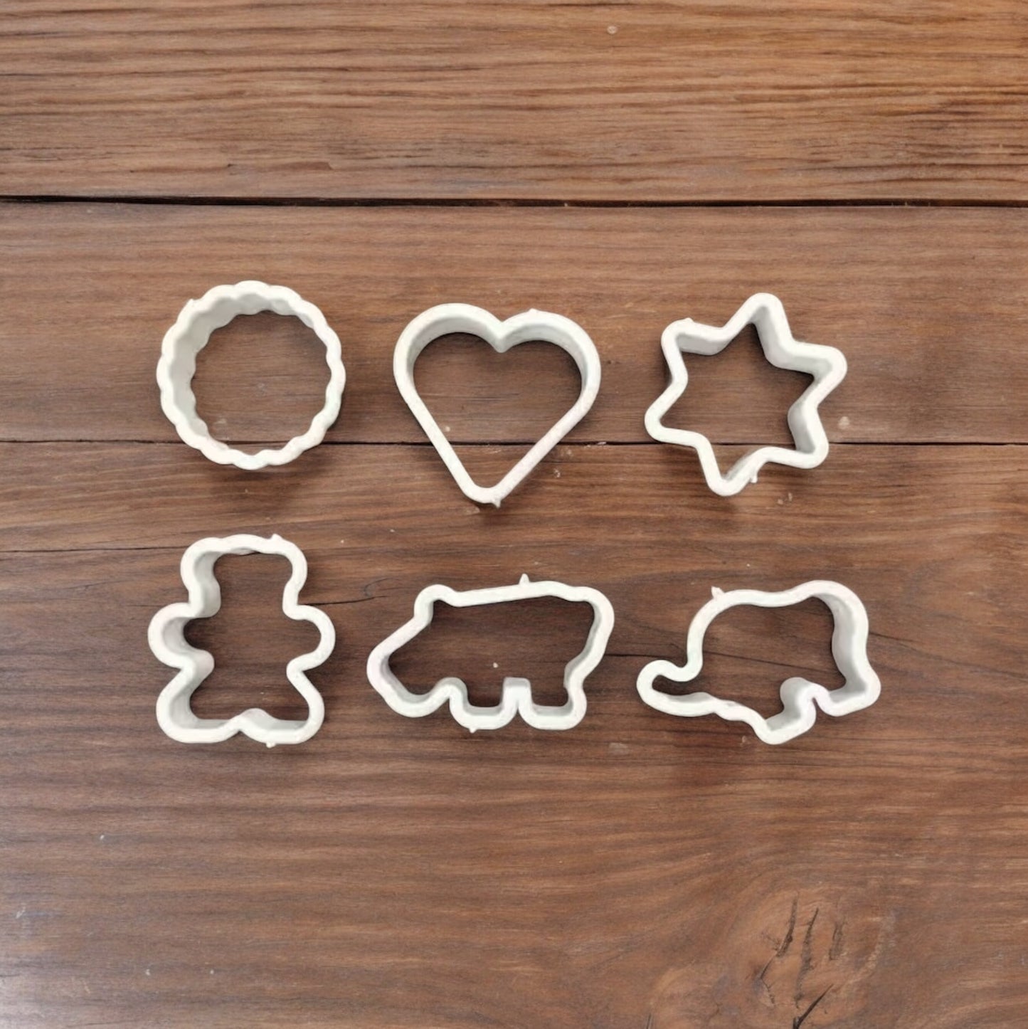 Set 6 forme de prăjituri din plastic