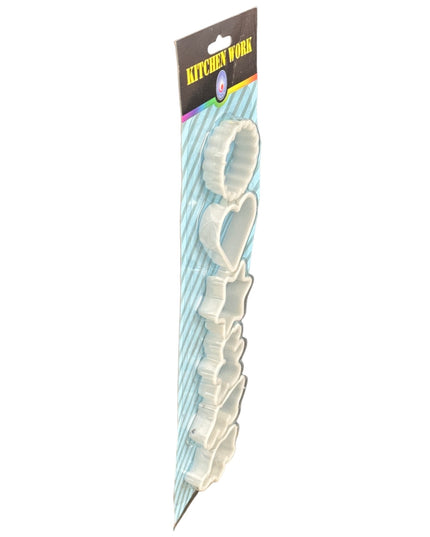 Set 6 forme de prăjituri din plastic