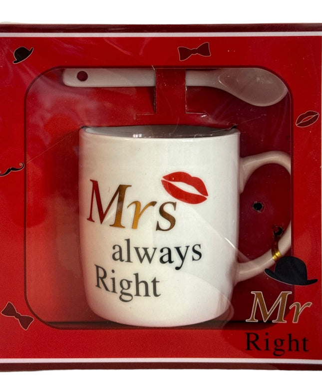 Set cadou cană cu linguriță AT1706