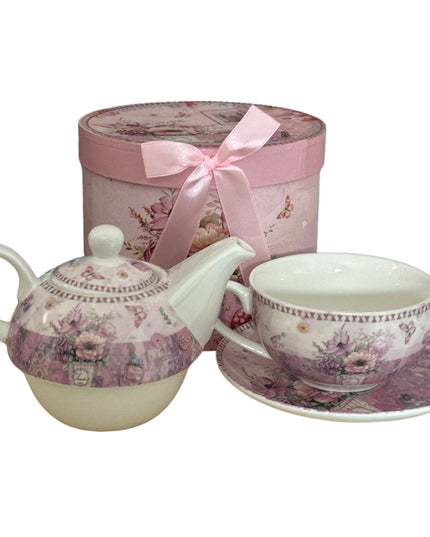 Set cadou Premium cu ceașcă,ceainic și farfurie cod1117
