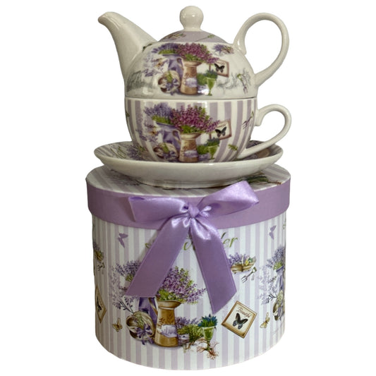 Set cadou Premium cu ceașcă,ceainic și farfurie