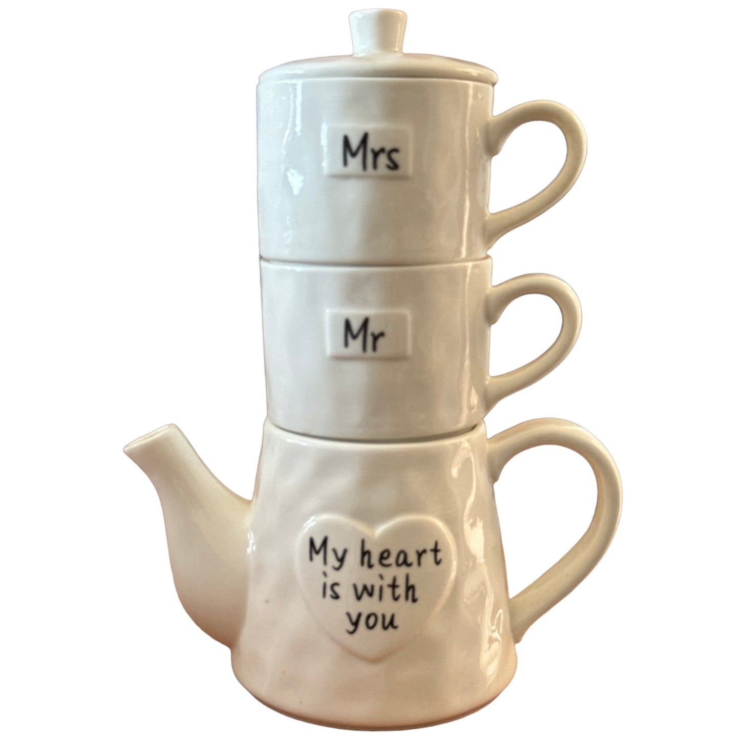 Set Ceainic cu Cești “Mr. & Mrs.”