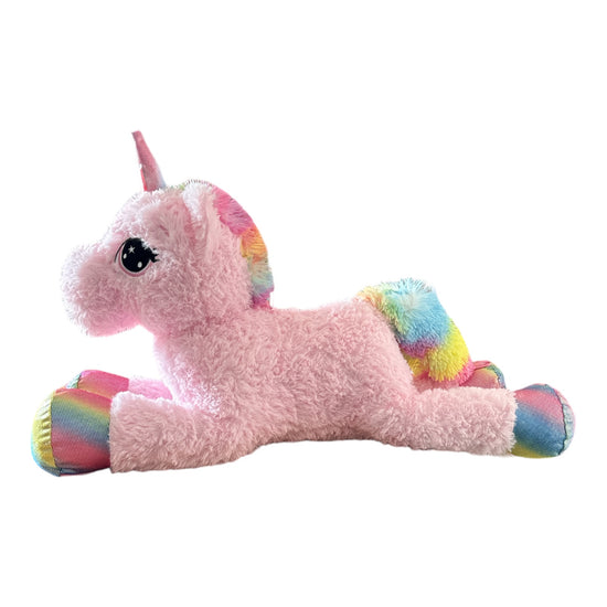 Jucărie de pluș Unicorn Curcubeu 75cm