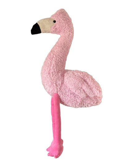Flamingo roz din pluș 100cm
