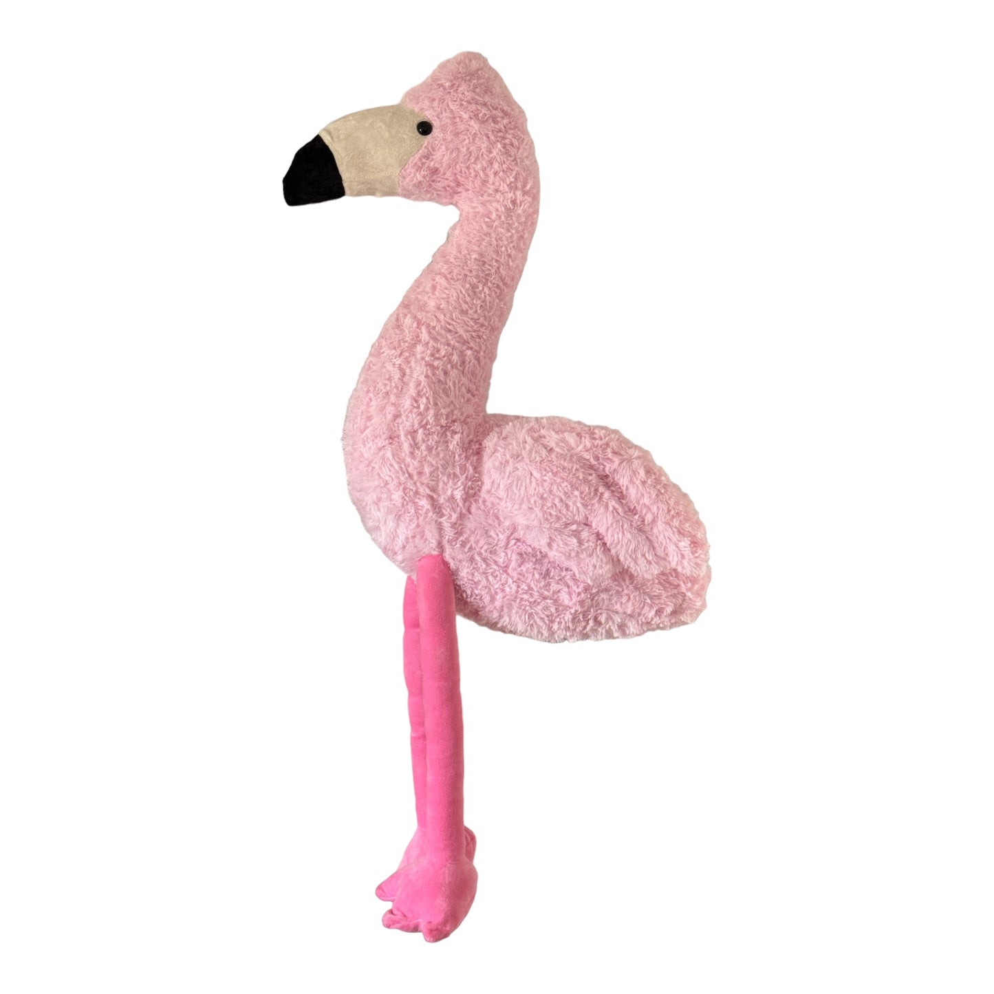 Flamingo roz din pluș 100cm