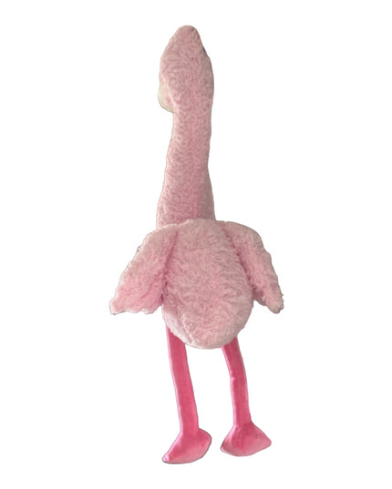 Flamingo roz din pluș 100cm