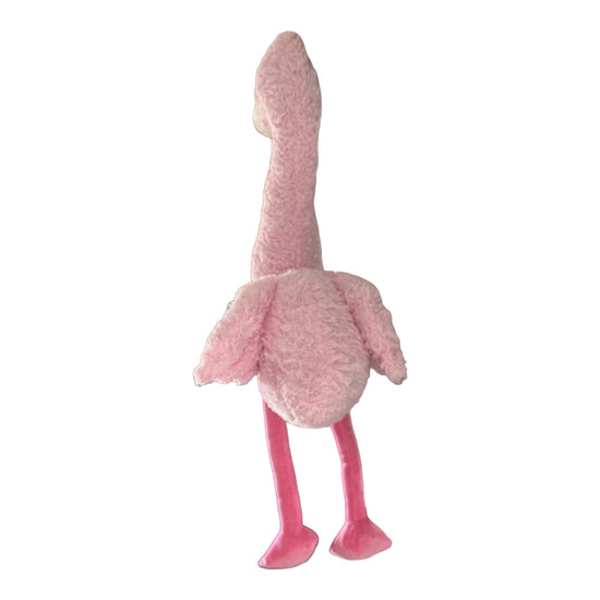 Flamingo roz din pluș 100cm