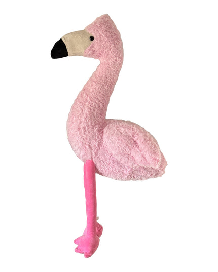 Flamingo roz din pluș 100cm