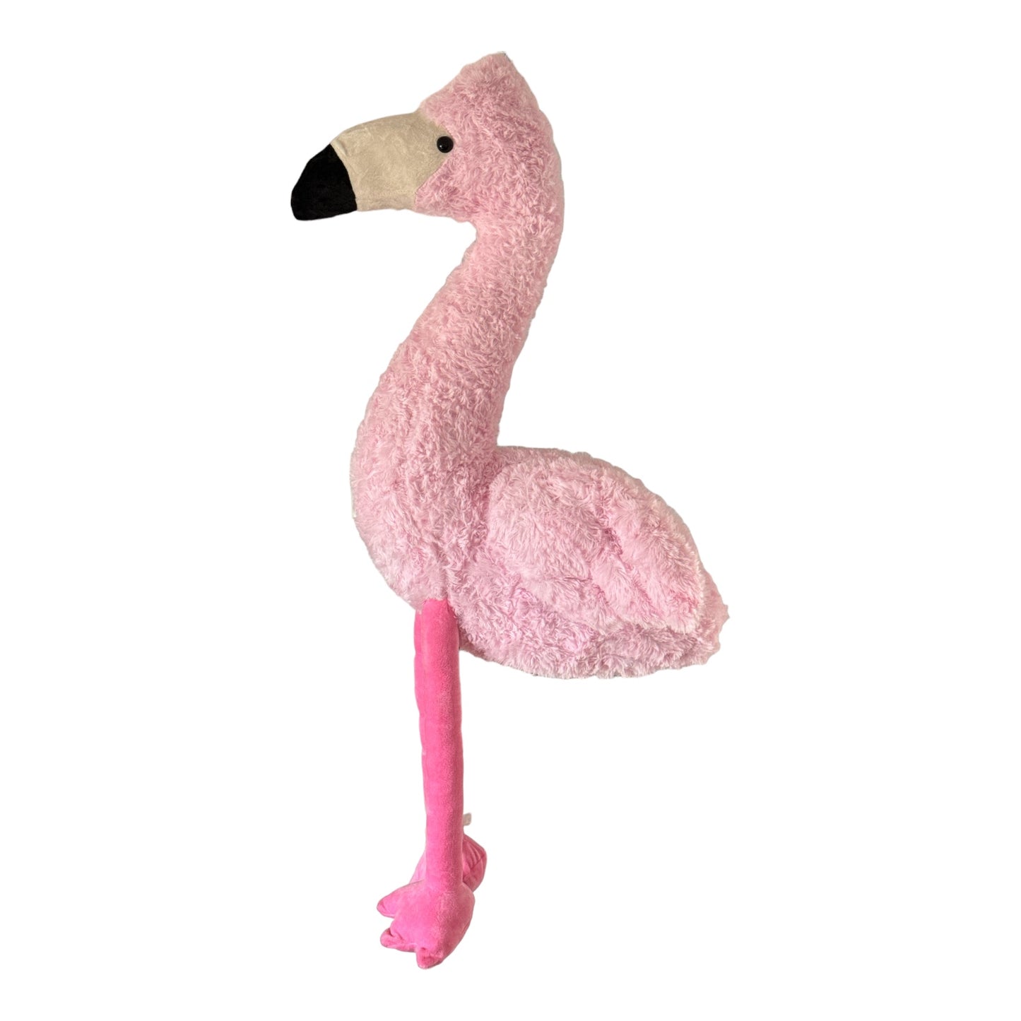 Flamingo roz din pluș 100cm