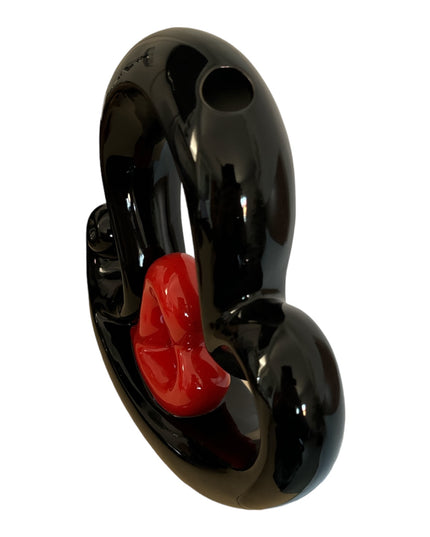 Vază ceramică în formă de inimă 24cm