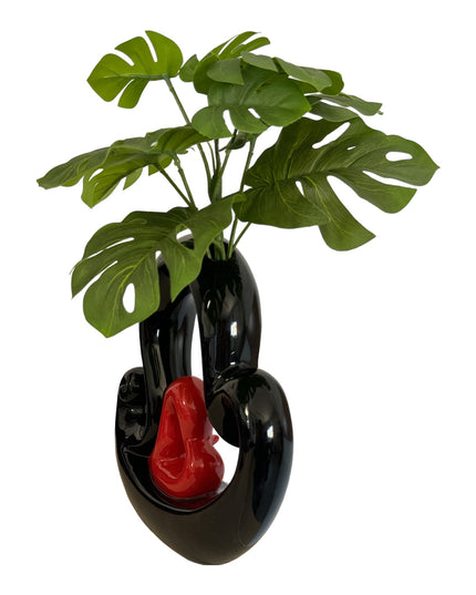 Vază ceramică în formă de inimă 24cm