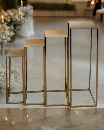 Set de 4 mese metalice 79cm