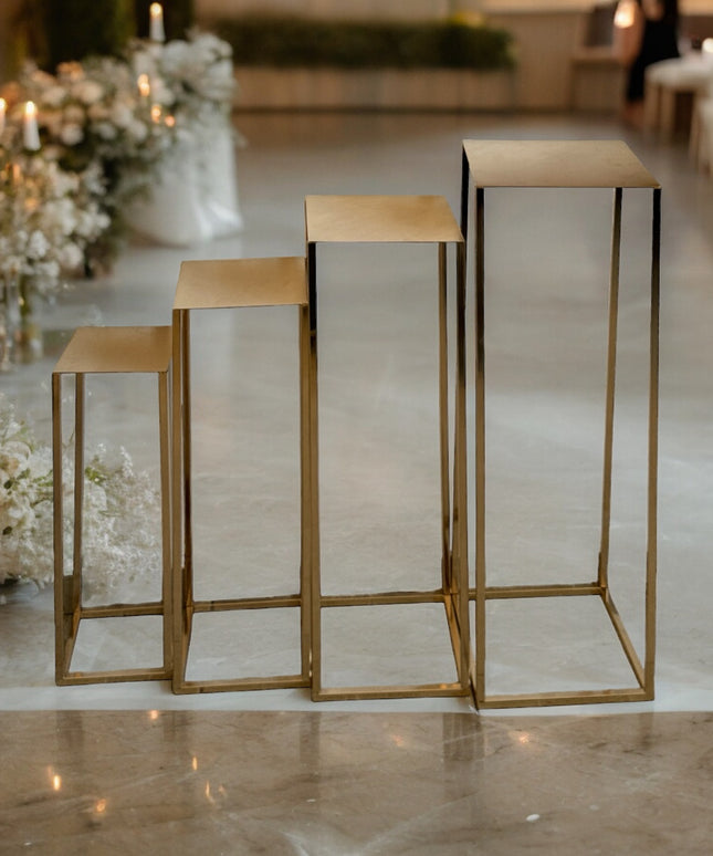 Set de 4 mese metalice 79cm