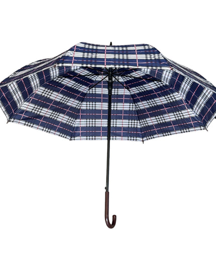Umbrelă baston cu carouri 115cm