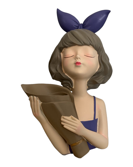 Statuie Fată cu vază 30cm