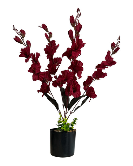 Ghiveci Orhidee artificială 65cm