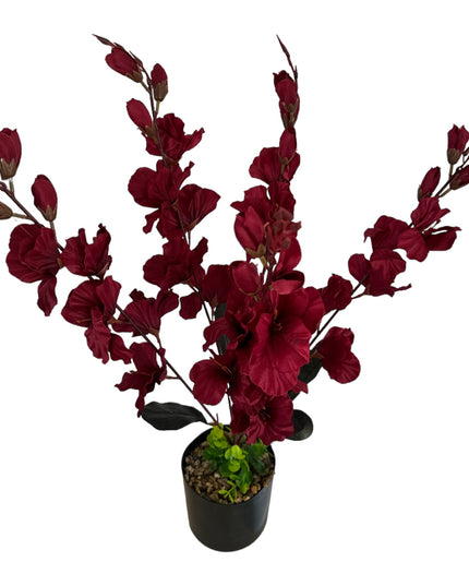 Ghiveci Orhidee artificială 65cm